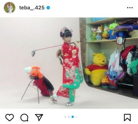 　馬場咲希のインスタグラム＠ｔｅｂａ＿．４２５より