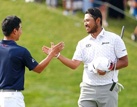 松山英樹　首位と２打差９位食らいつく　逆転優勝へ「チャンスはある」