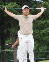 　好調なゴルフに表情も明るい長野