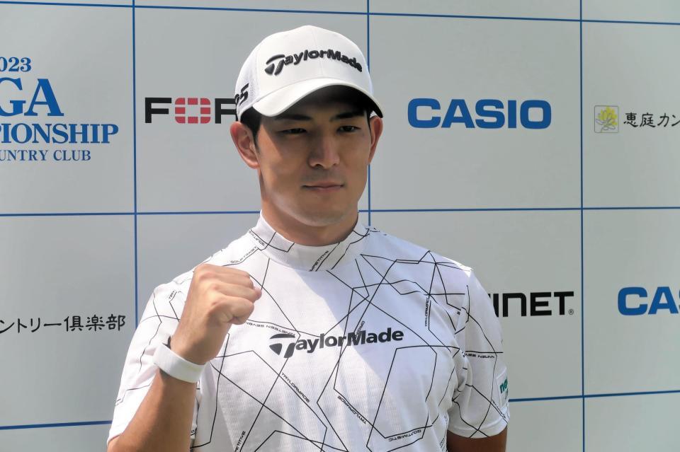 　気持ちを切り替え、国内メジャー初制覇を目指す中島啓太