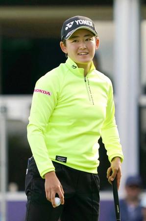 岩井明愛　全英女子で日本勢トップ１１位　健闘に思い新た「チャンスがあれば海外の試合に行きたい」