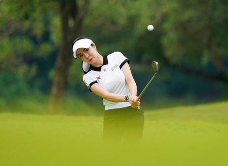 　来季日本ツアーに復帰するアン・シネ（大会提供、２２日撮影）