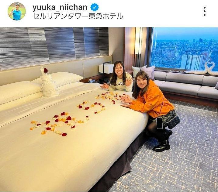 　仁井優花のインスタグラム（＠ｙｕｕｋａ＿ｎｉｉｃｈａｎ）より