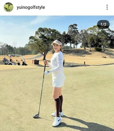 　河本結のインスタグラム（ｙｕｉｎｏｇｏｌｆｓｔｙｌｅ）から