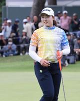 　最終日、優勝を決めた竹田麗央