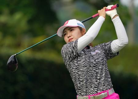 古江彩佳、６５で４位と好発進　エビアン選手権、竹田麗央１０位