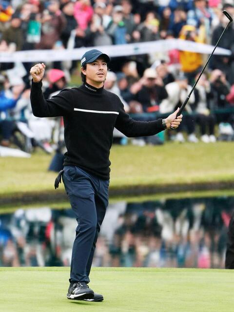 石川遼がツアー通算20勝達成 バーディー締めに絶叫「幸せ者です