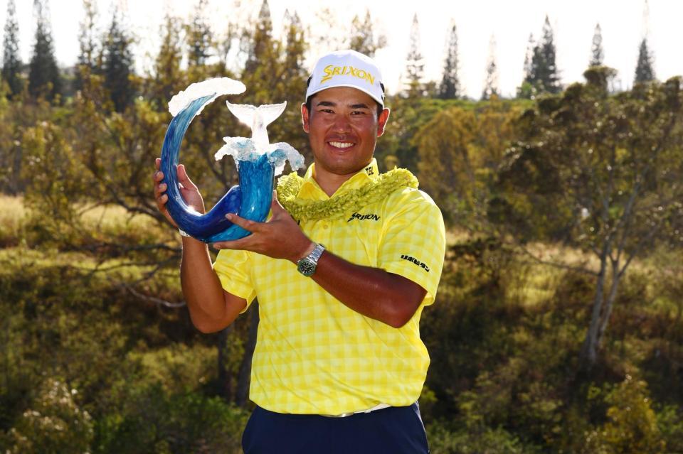 　優勝した松山英樹（Ｇｅｔｔｙ　Ｉｍａｇｅｓ）