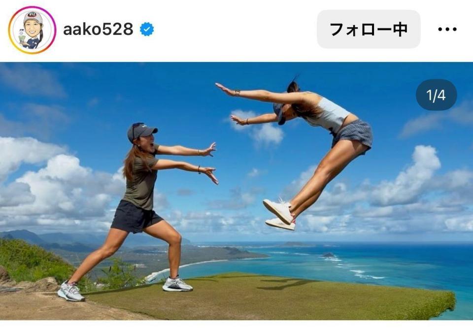 　藤本麻子インスタグラム（ａａｋｏ５２８）より