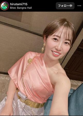 蛭田みな美インスタグラム（ｈｉｒｕｔａｍｉ７１５）より