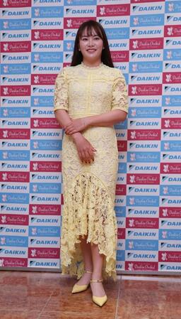 　河本結（撮影・金田祐二）