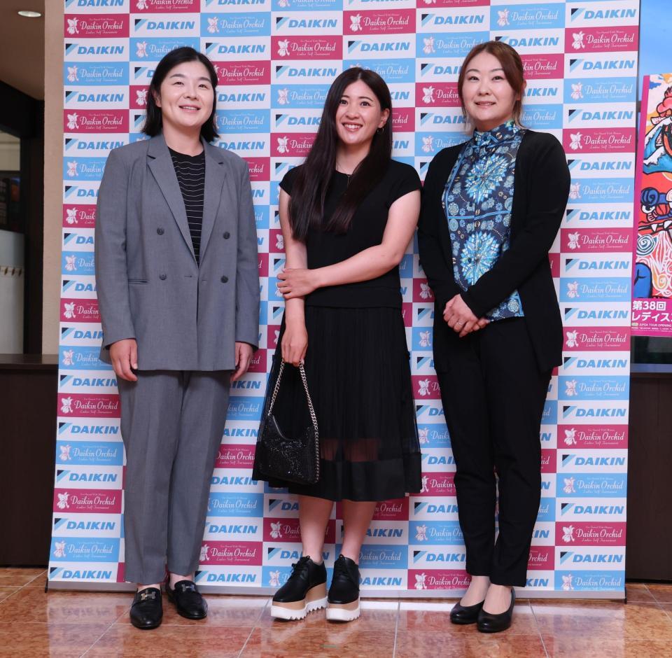 　（左から）イ・ミニョン、永井花奈、藤田さいき（撮影・金田祐二）