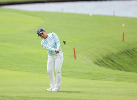 　第２ラウンド、通算７アンダーで首位の畑岡奈紗＝ブルーベイＧＣ（ゲッティ＝共同）