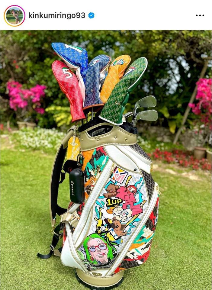 　金田久美子インスタグラム（ｋｉｎｋｕｍｉｒｉｎｇｏ９３）、２４年２月の投稿より