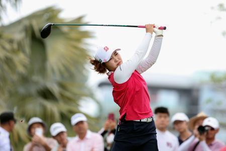 　第３ラウンド、通算６アンダーで５位の古江彩佳＝ブルーベイＧＣ（ゲッティ＝共同）
