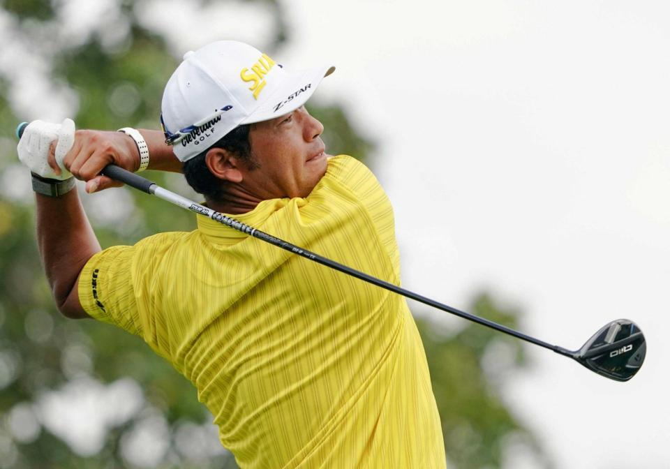 　通算イーブンパーで２２位の松山英樹（共同）