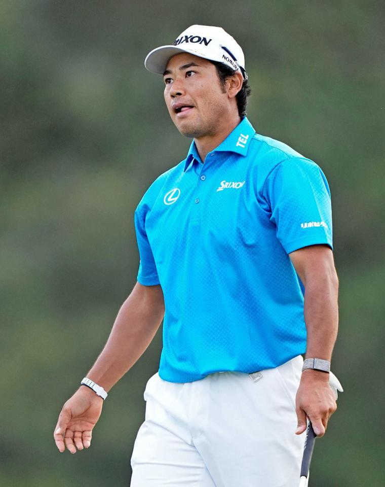 　１８番でバーディーパットを外す