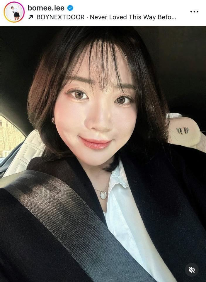 イ・ボミのインスタグラム（ｂｏｍｅｅ．ｌｅｅ）より