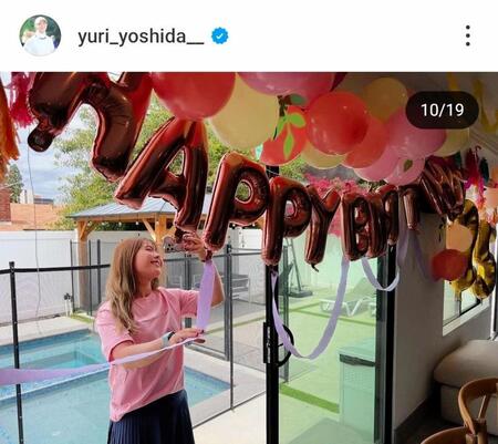 　吉田優利のインスタグラム（＠ｙｕｒｉ＿ｙｏｓｈｉｄａ）から