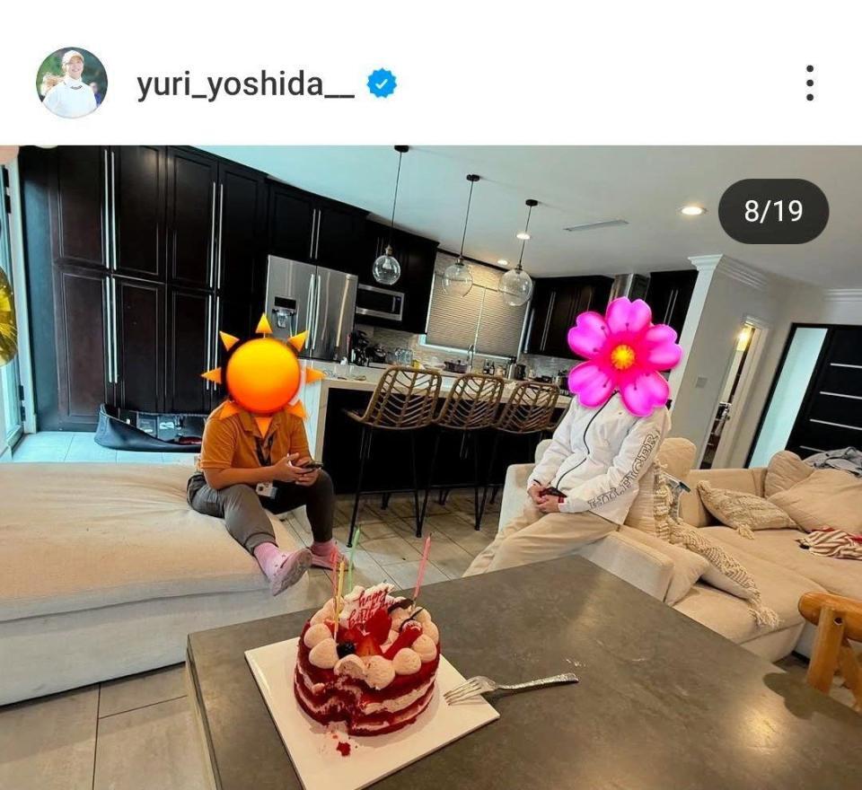 　吉田優利のインスタグラム（＠ｙｕｒｉ＿ｙｏｓｈｉｄａ）から