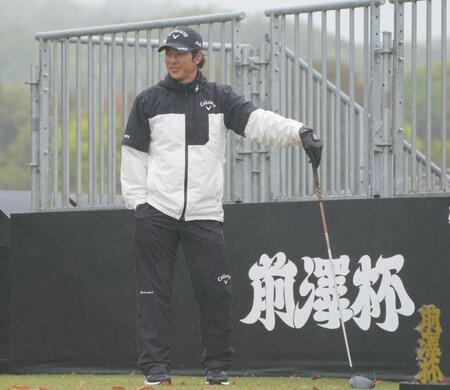 　前澤杯のプロアマ戦最終日に出場した石川遼（撮影・開出牧）