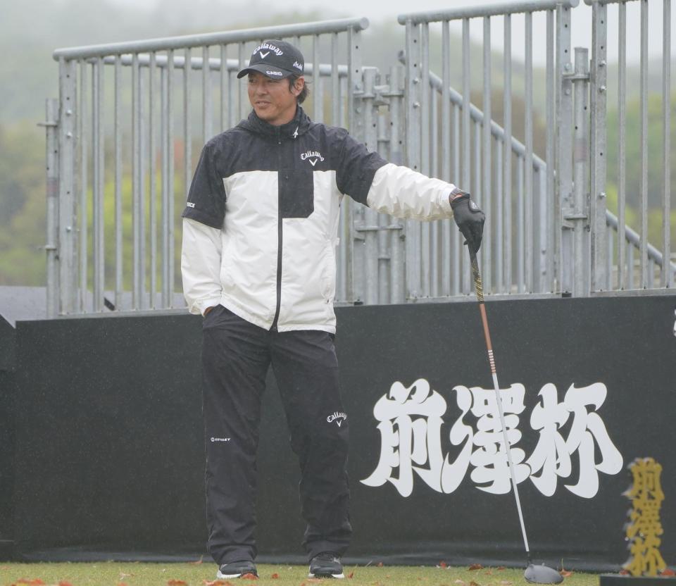 　前澤杯のプロアマ戦最終日に出場した石川遼（撮影・開出牧）