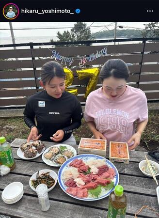 吉本ひかるインスタグラム（ｈｉｋａｒｕ＿ｙｏｓｈｉｍｏｔｏ＿）より