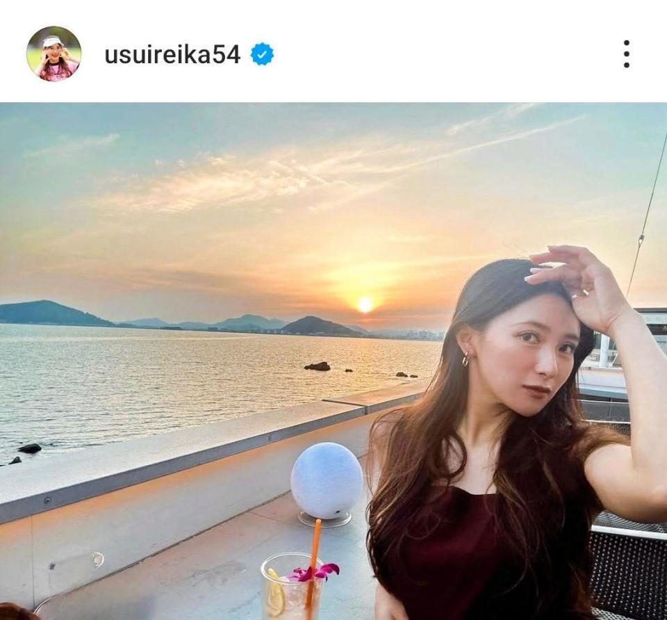 臼井麗香のインスタグラム（＠ｕｓｕｉｒｅｉｋａ５４）から