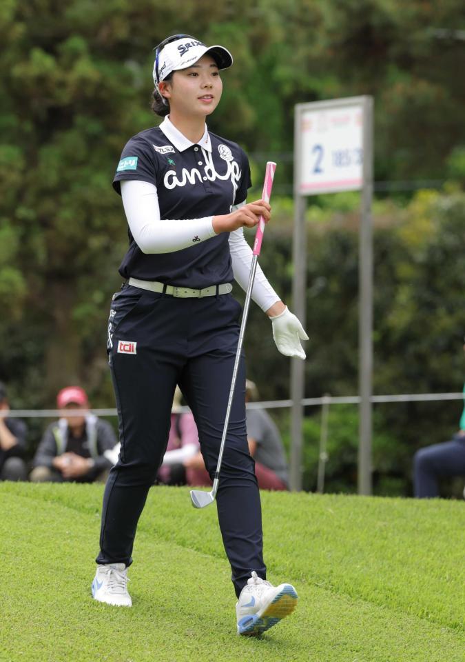 　ツアー初優勝の期待がかかる菅楓華