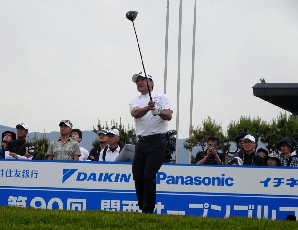 　通算４オーバーで史上最年長予選通過を逃した倉本昌弘