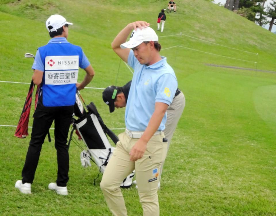 　最終ホールでボギーも大きくスコアを伸ばした木下稜介