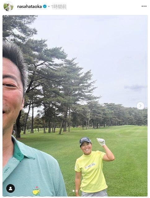 　畑岡奈紗のインスタグラム（ｎａｓａｈａｔａｏｋａ）より