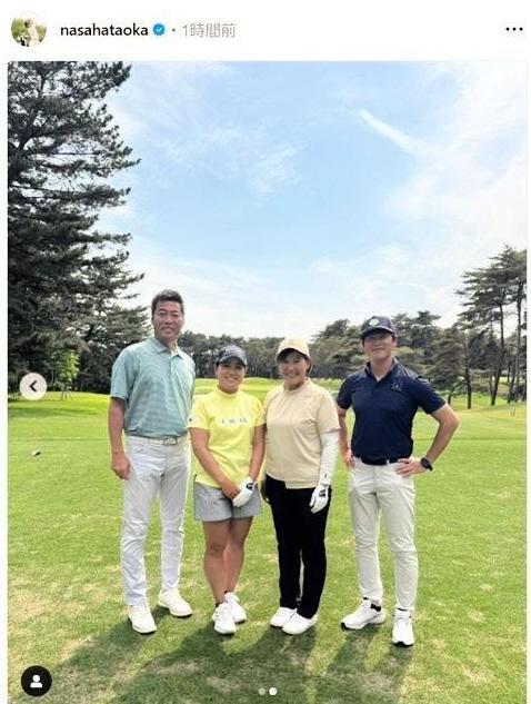 　畑岡奈紗のインスタグラム（ｎａｓａｈａｔａｏｋａ）より