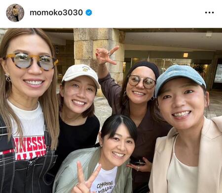 　上田桃子インスタグラム（ｍｏｍｏｋｏ３０３０）より