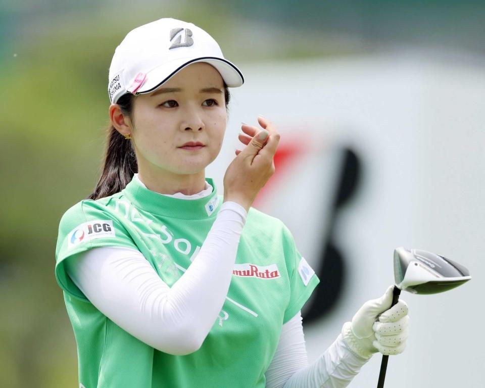 　プロアマ戦に出場した川崎春花