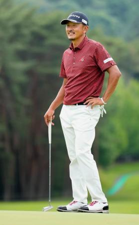 　最終調整する岩田寛＝宍戸ヒルズＣＣ