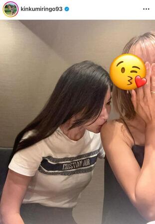金田久美子インスタグラム（ｋｉｎｋｕｍｉｒｉｎｇｏ９３）より