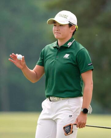 岩井明愛　米ツアー初Ｖへ２打差３位の好発進　「フォローの風が多く、助けられた」