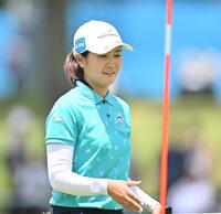 　通算１０アンダーで２日目を終えた神谷そら（撮影・西田忠信）