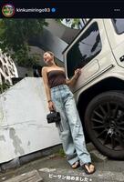 金田久美子インスタグラム（ｋｉｎｋｕｍｉｒｉｎｇｏ９３）より