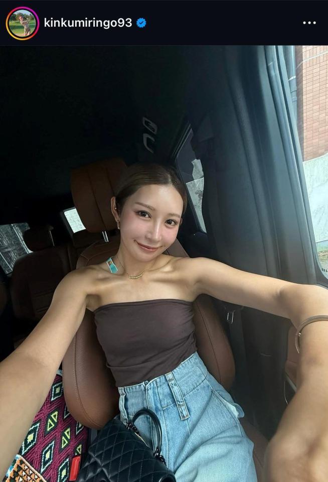 金田久美子インスタグラム（ｋｉｎｋｕｍｉｒｉｎｇｏ９３）より