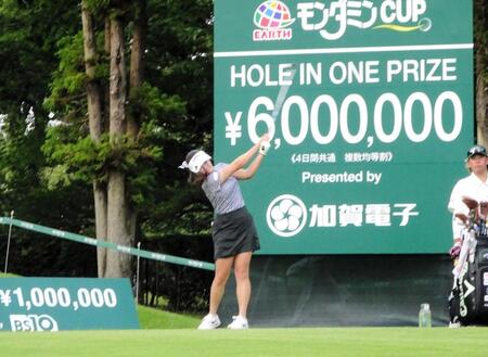 河本結「香奈子ちゃんのおかげ」で単独首位発進　同組の新人・青木から「うますぎますー！すごすぎますー！って言ってもらえて。気持ちよかった」