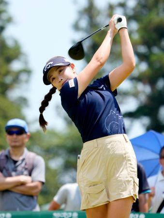 河本結が68で首位キープ 女子ゴルフ第2日