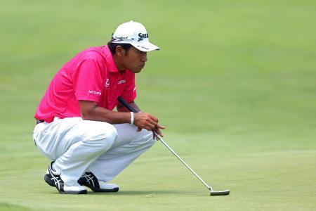 　米男子ゴルフのロケット・クラシックに出場した松山英樹＝２８日、デトロイト（ゲッティ＝共同）