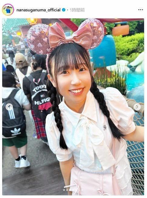 　菅沼菜々のインスタグラム（ｎａｎａｓｕｇａｎｕｍａ＿ｏｆｆｉｃｉａｌ）より