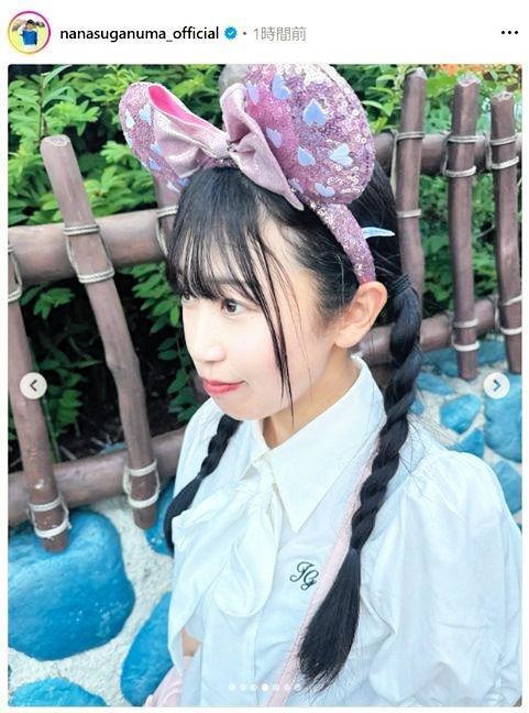 　菅沼菜々のインスタグラム（ｎａｎａｓｕｇａｎｕｍａ＿ｏｆｆｉｃｉａｌ）より