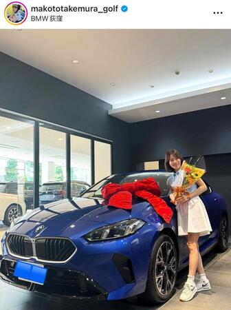 竹村真琴インスタグラム（ｍａｋｏｔｏｔａｋｅｍｕｒａ＿ｇｏｌｆ）より