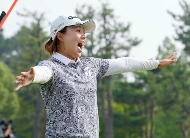 永峰咲希 5年ぶり優勝 熱闘！合計21ホール 冷静マネジメントで進化
