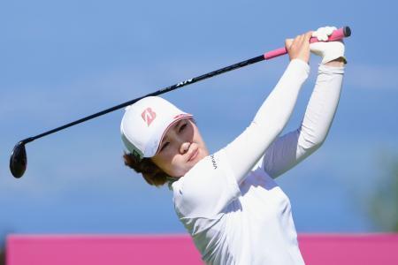 古江彩佳「思ったプレーを」 エビアンゴルフ昨年覇者