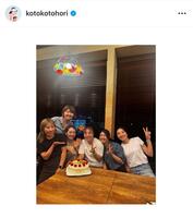 　堀琴音のインスタグラム（ｋｏｔｏｋｏｔｏｈｏｒｉ）より